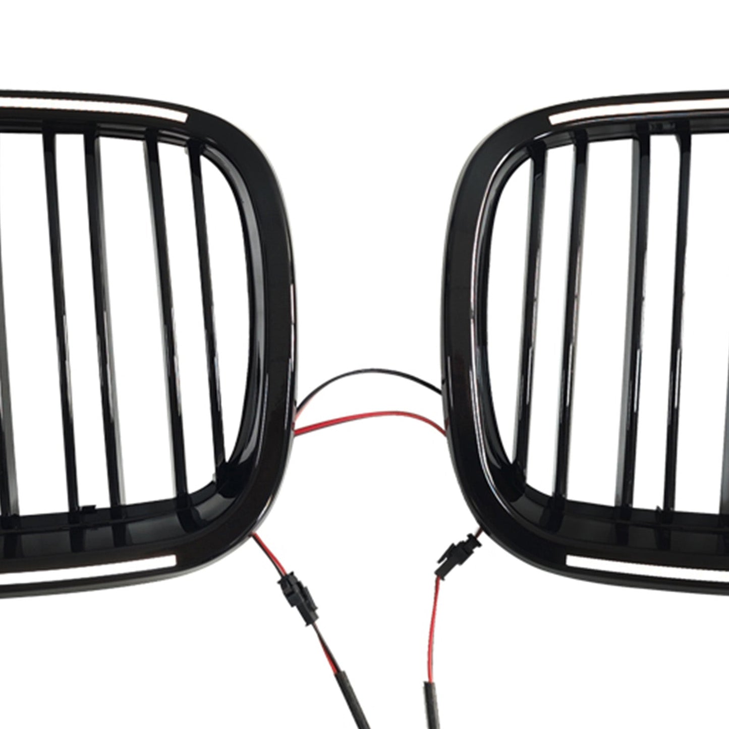 2009-2013 Per BMW X5 M (E70) Griglia anteriore a doppio rene nera lucida 51137305589 51137305590,