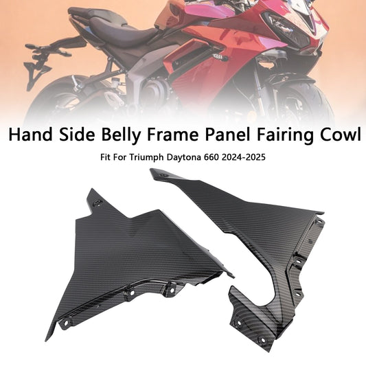 Carenatura laterale del pannello del telaio della pancia Daytona 660 2024-2025