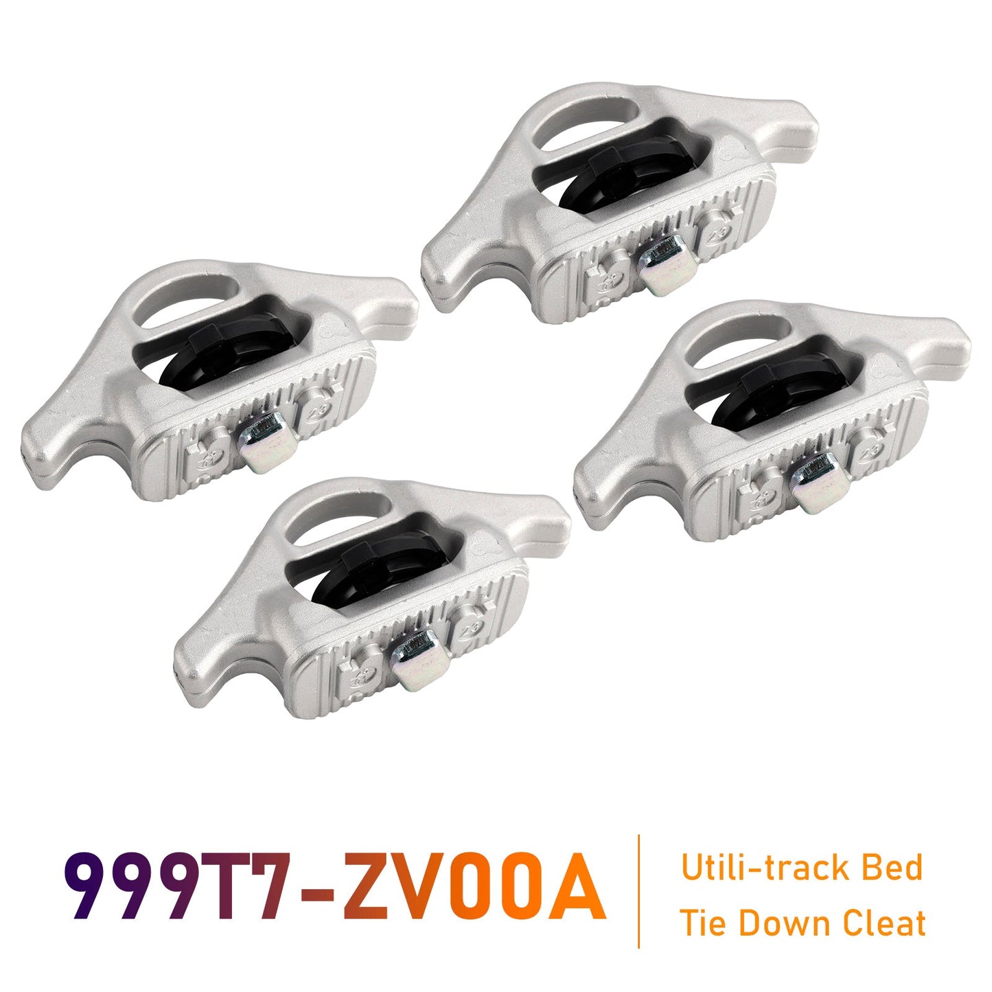 Ganci di fissaggio per cassone Utili-track Nissan Titan 2004-2015, 4 pezzi, 999T7-ZV00A