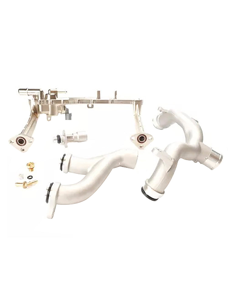 NUOVO kit sistema di tubi dell'acqua di raffreddamento in metallo aggiornato 2024 3.0 per Jaguar XE XF XJ