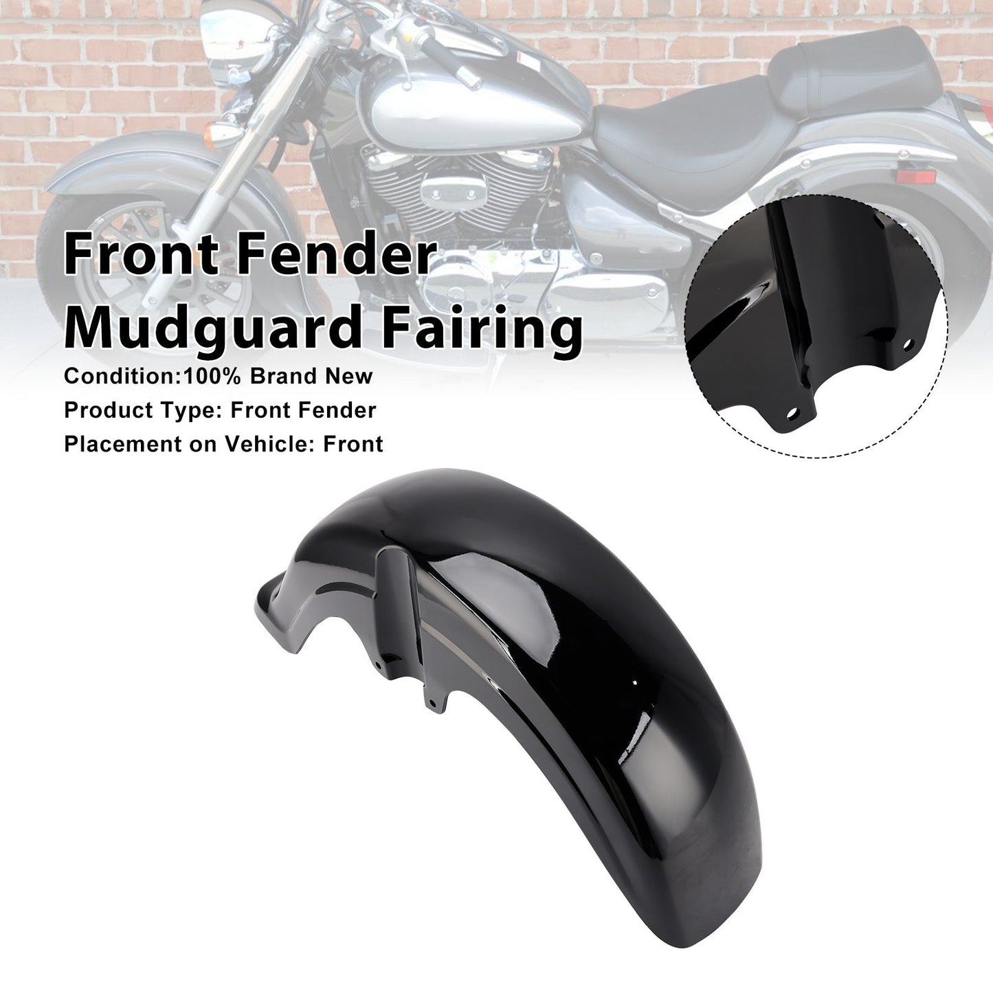 Carenatura parafango anteriore Suzuki Intruder Volusia VL400 VL800 2001-2017