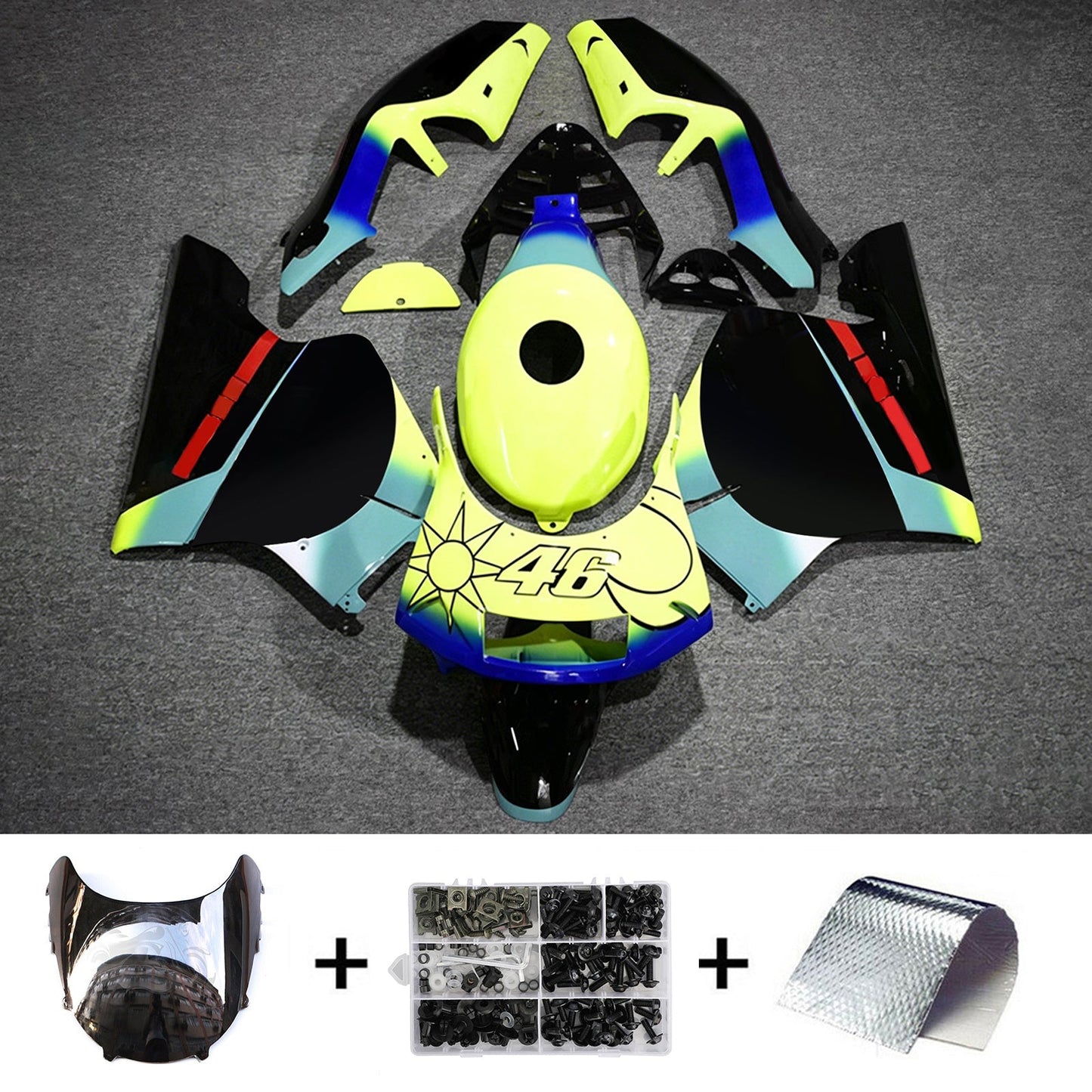 Kit di carene in plastica ABS stampate a iniezione per Honda NSR250 PGM-4 1994-1996