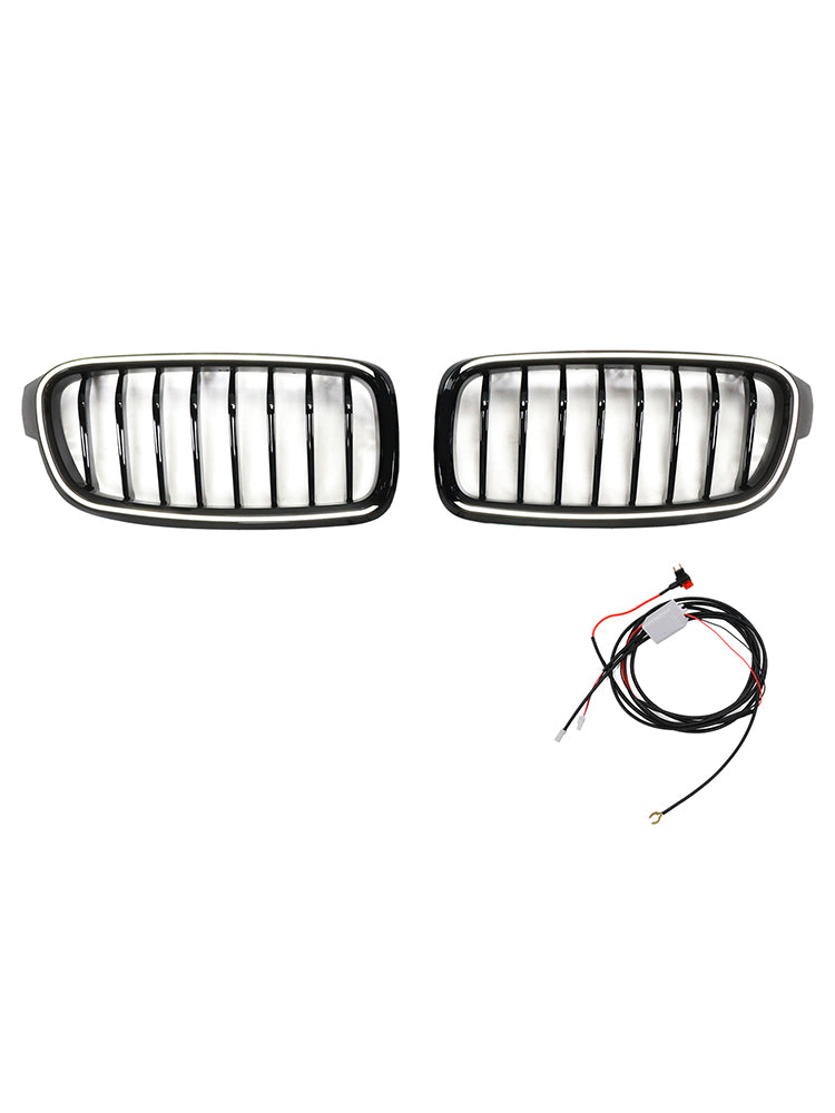Griglia anteriore a rene nera lucida BMW Serie 3 F31 Touring 2012-2019 51137263481 51137255412
