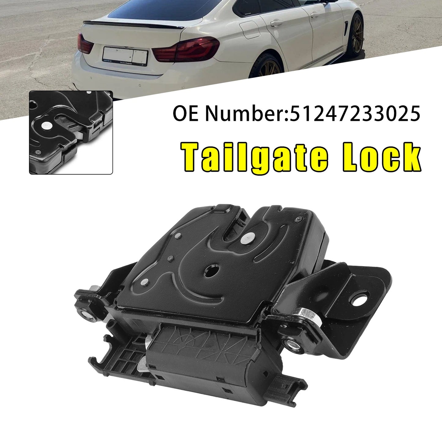 Serratura per portellone posteriore/bagagliaio 51247233025 per BMW Serie 4 Gran Coupé F36 X3 F25 xDrive 420d