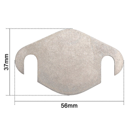 2 × Piastra cieca per valvola EGR per motori VW CR con capacità 1,6 1,2 2,0 litri