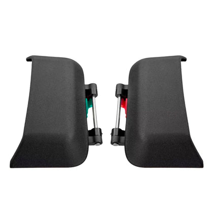 Maniglia esterna per portiera posteriore auto, nera, 1 paio, per Jeep Compass 2007-2016