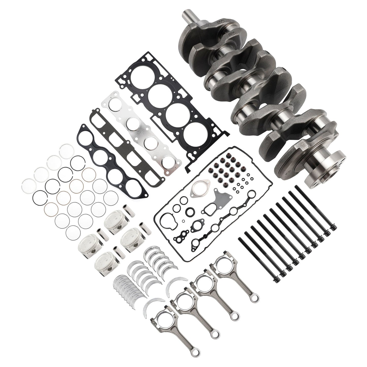 Kit di revisione e ricostruzione del motore Hyundai iload TQ Cargo 2.5 CRDi RWD Diesel 2.5L G4KG 2.4L 2013-2016 con bielle dell'albero motore