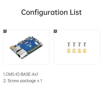 Scheda di espansione del modulo di elaborazione Raspberry Pi 5, scheda di base del modulo di elaborazione CM5