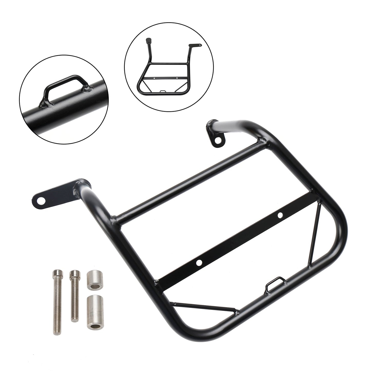 Supporto per borsa laterale nera per HONDA CRF250L JP Ver. 2021-2023