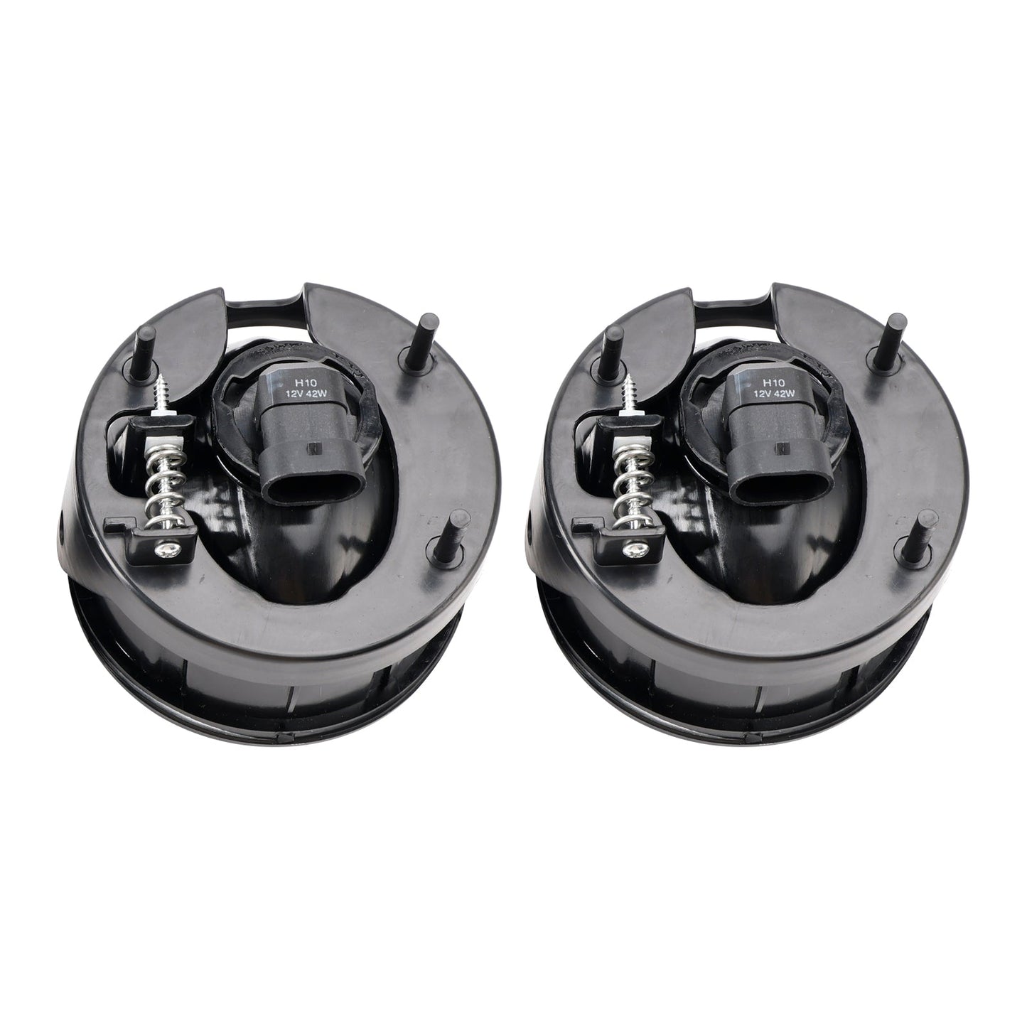 Coppia di fari fendinebbia anteriori con lampadine per Ford Expedition 2007-2014, lenti fumé