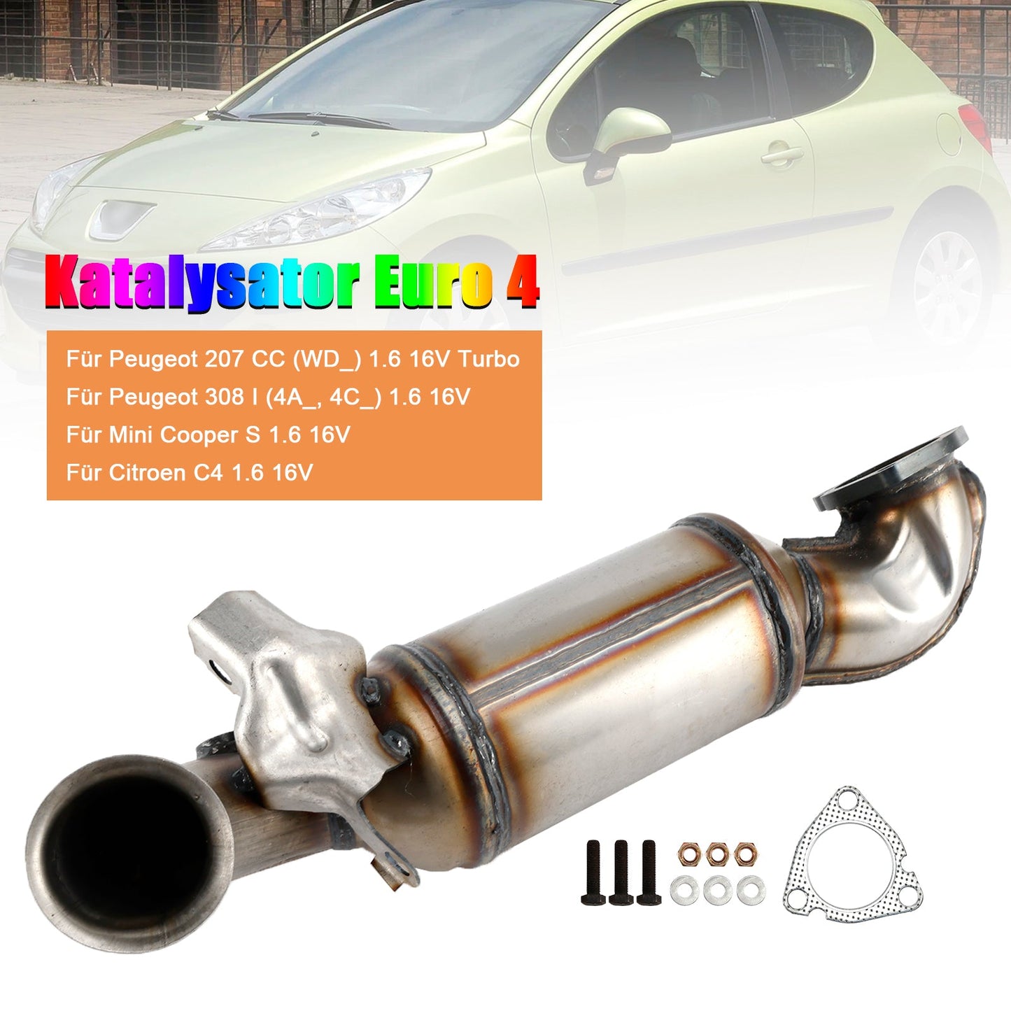 Convertitore catalitico Mini Cooper S 1.6 16V 1706F6 18307587713