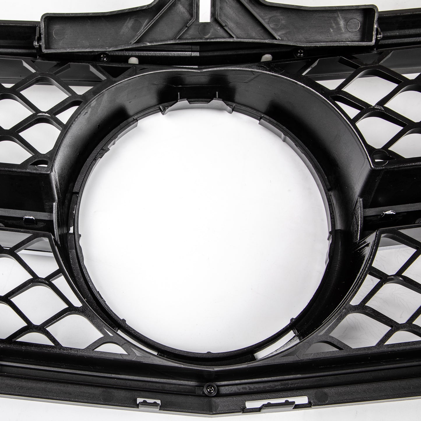 Per Benz W204 Classe C C300 C350 2008-2014 ABS Gloss Black Chrome Griglia paraurti anteriore