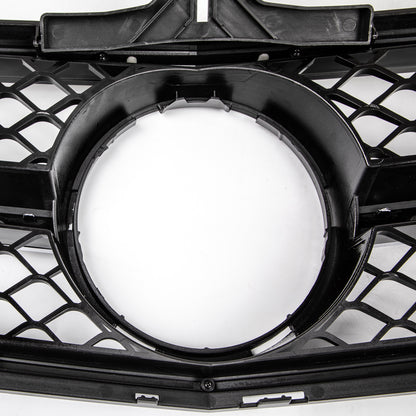 Per Benz W204 Classe C C300 C350 2008-2014 ABS Gloss Black Chrome Griglia paraurti anteriore
