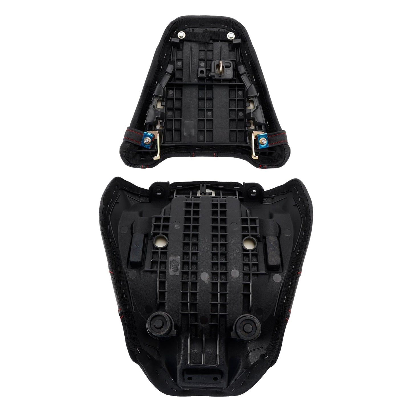 2024-2025 Per Honda Cb650R Cbr650R Parte anteriore inferiore con sedile posteriore conducente passeggero nero2