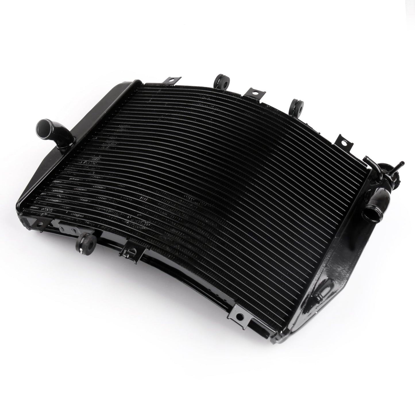 Radiatore di raffreddamento in alluminio nero per Kawasaki Ninja ZX10R ZX-10R ZX 10R 2004-2005