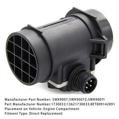 Sensore del flusso d'aria di massa per BMW E36 E34 E39 320i 520i 5WK9007