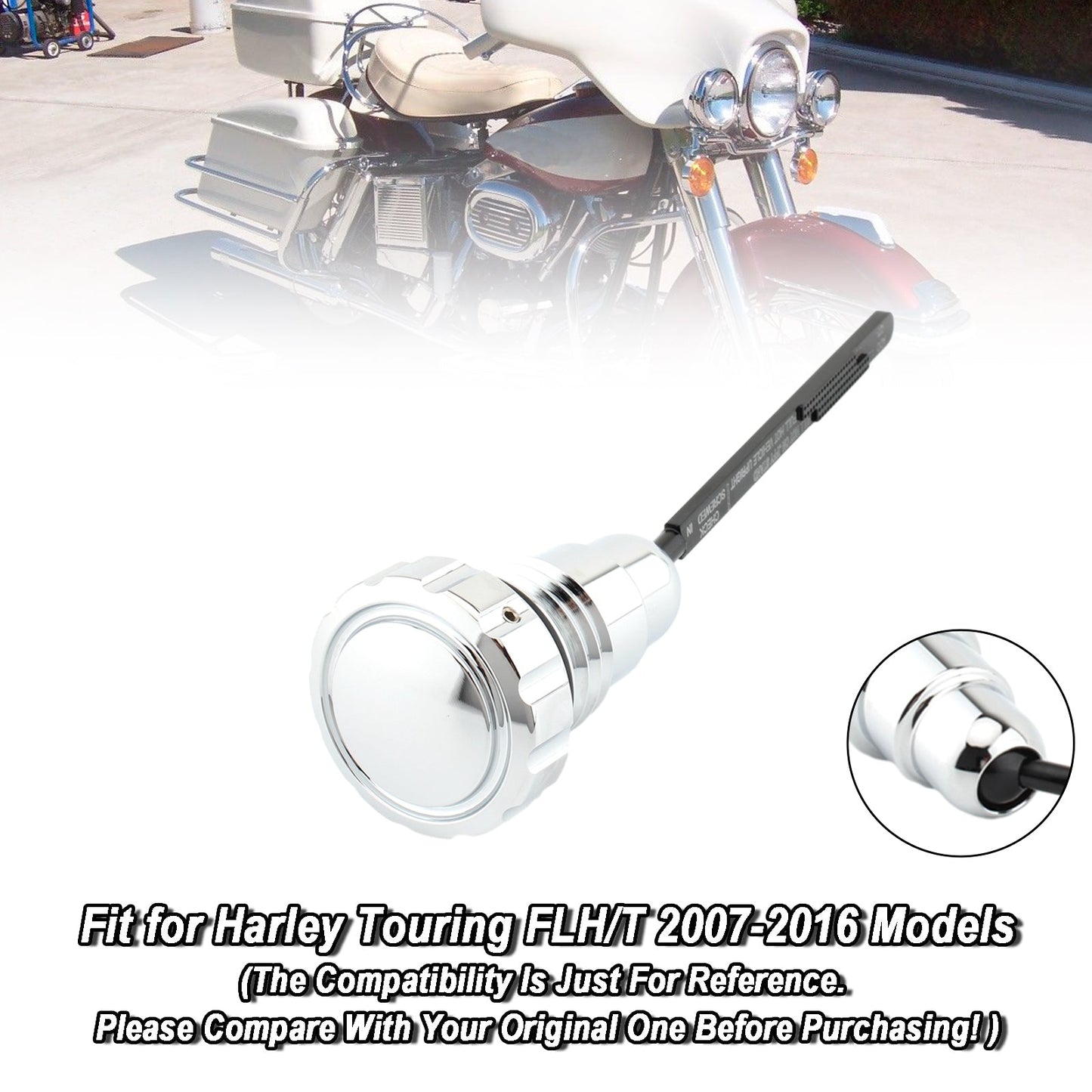Modelli Harley Touring FLH/T 2007-2016 Tappo del tappo del serbatoio dell'astina di livello olio per Touring FLH/T