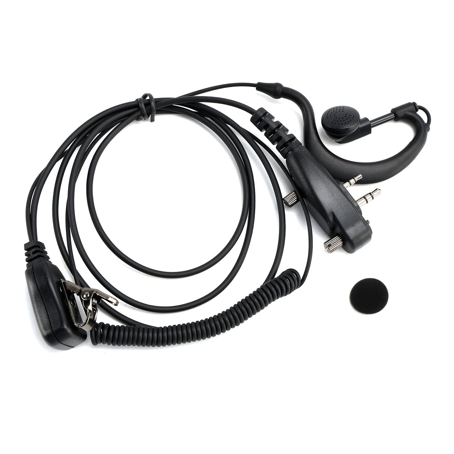 Cuffie con gancio auricolare curvo ICOM F1000-011 per ICOM A16 IC-F3230 F4230D F1100 F2100D