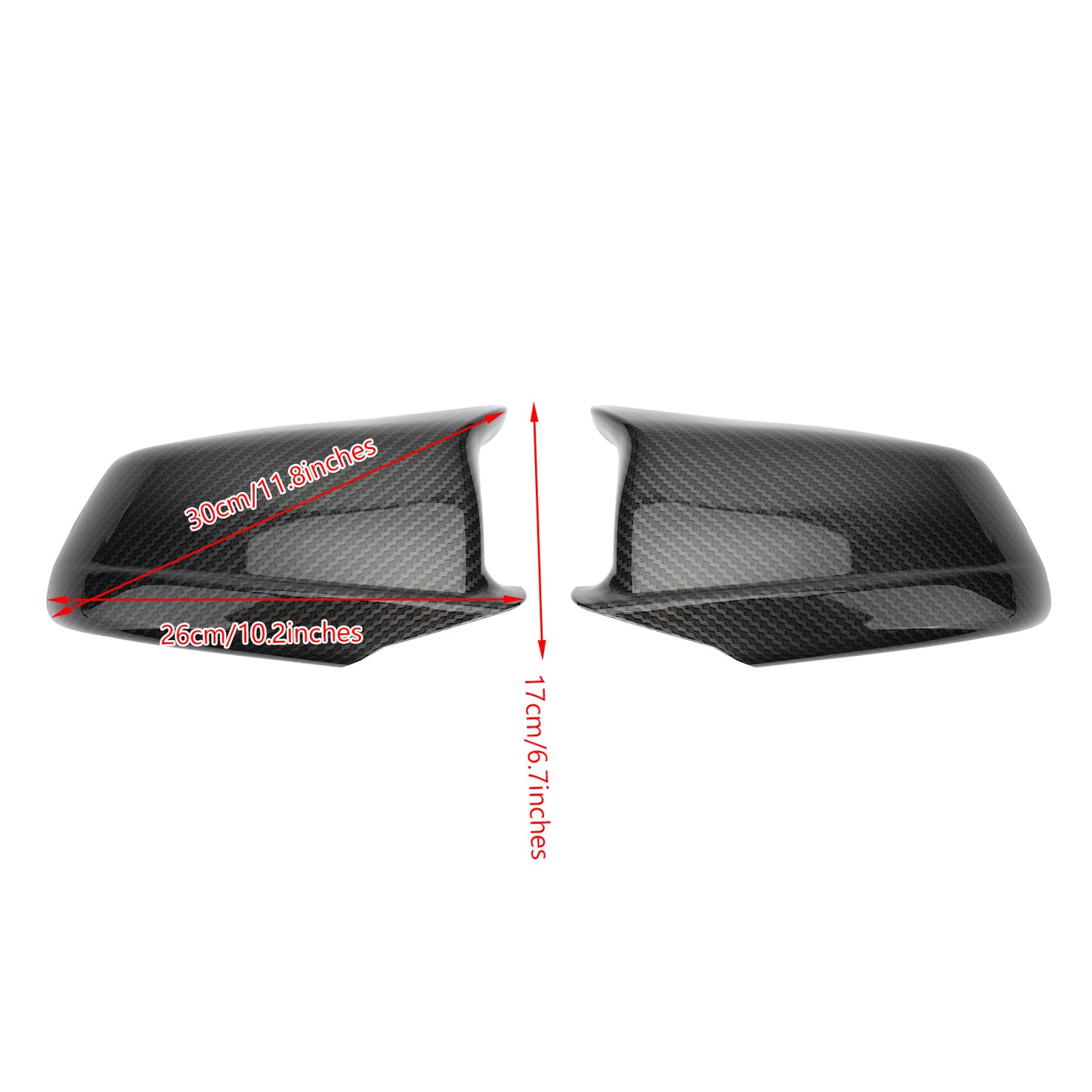 2011-2013 BMW 5 serie F10 / F11 / F18 Coperchio specchio ala laterale porta coperchio carbonio