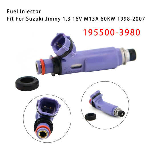 Iniettore di carburante Suzuki Jimny 1.3 16V M13A 1 pezzo 195500-3980 1998-2007