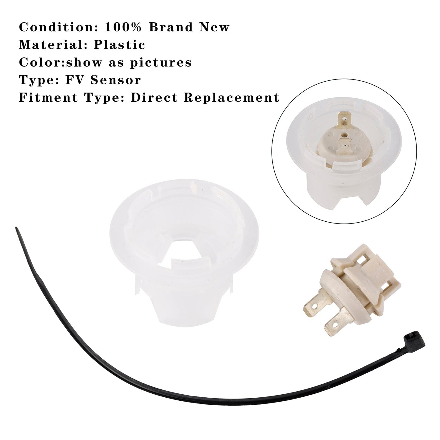 SP20172 Kit sensore FV per vapori infiammabili bianco 6,7X2,7X9,4 pollici