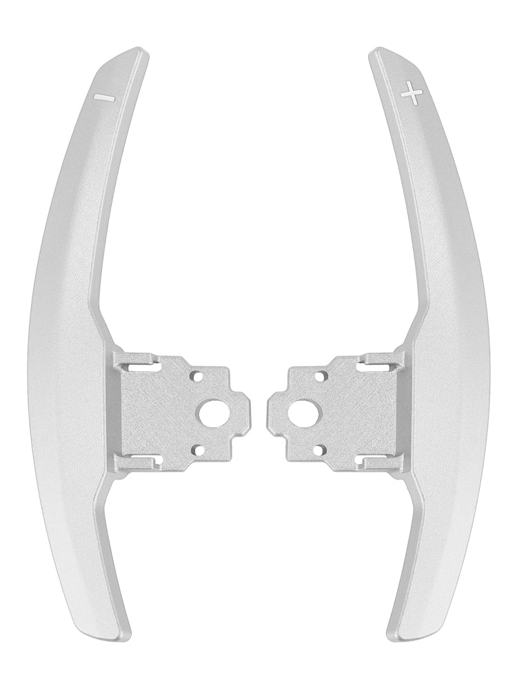 Estensione del cambio al volante per BMW Serie F F30 F31 F32 F10 X3 X5 Alluminio Argento