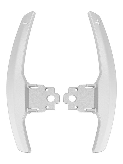 Estensione del cambio al volante per BMW Serie F F30 F31 F32 F10 X3 X5 Alluminio Argento