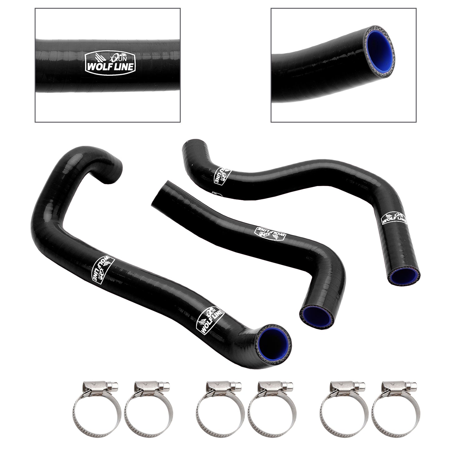 Kit tubo flessibile refrigerante radiatore in silicone per Street Triple 765 R RS 2020-2022