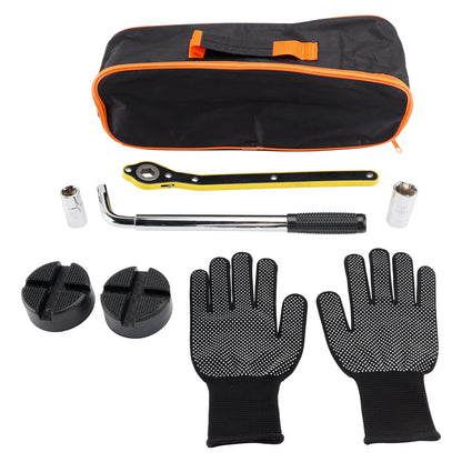 Cric per auto 2,5 T/2500 kg, cric a forbice universale, chiave per tiranti per ruote, per SUV, monovolume