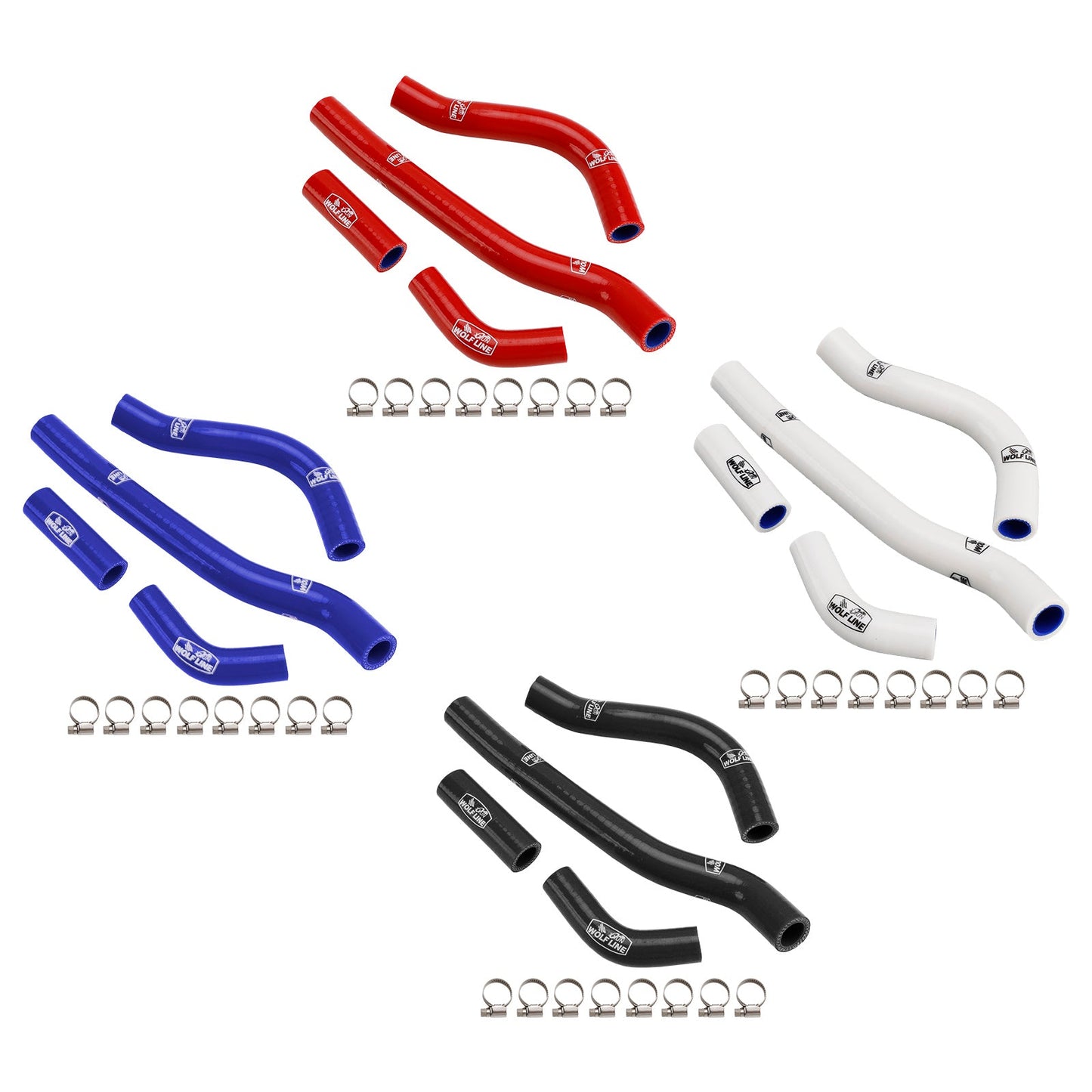 Tubo flessibile del liquido di raffreddamento del radiatore in silicone Honda CRF250R CRF250RX 2022-2025