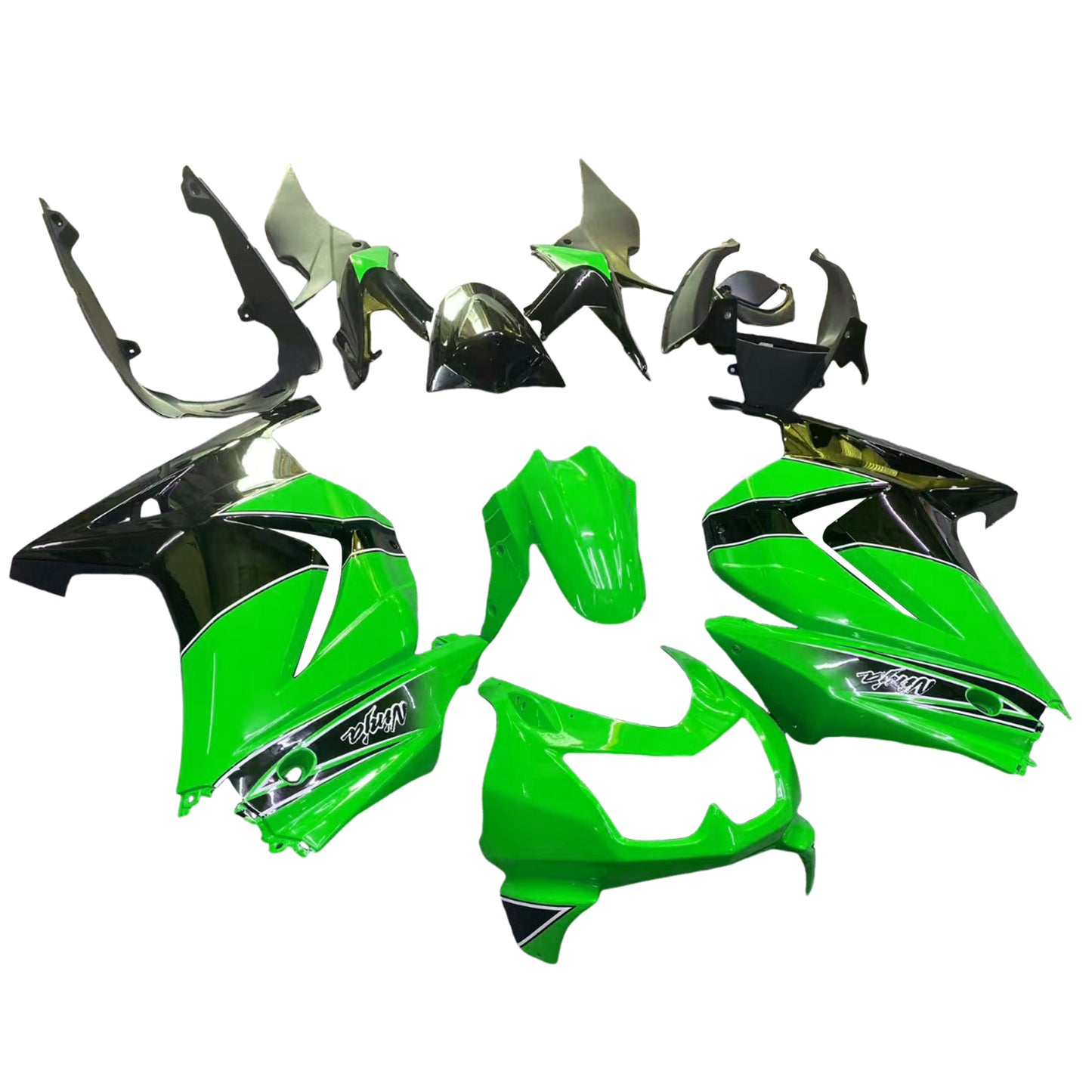 Kit carenatura Bodywork ABS di plastica per Kawasaki Ex250/Ninja250R 2008-2012