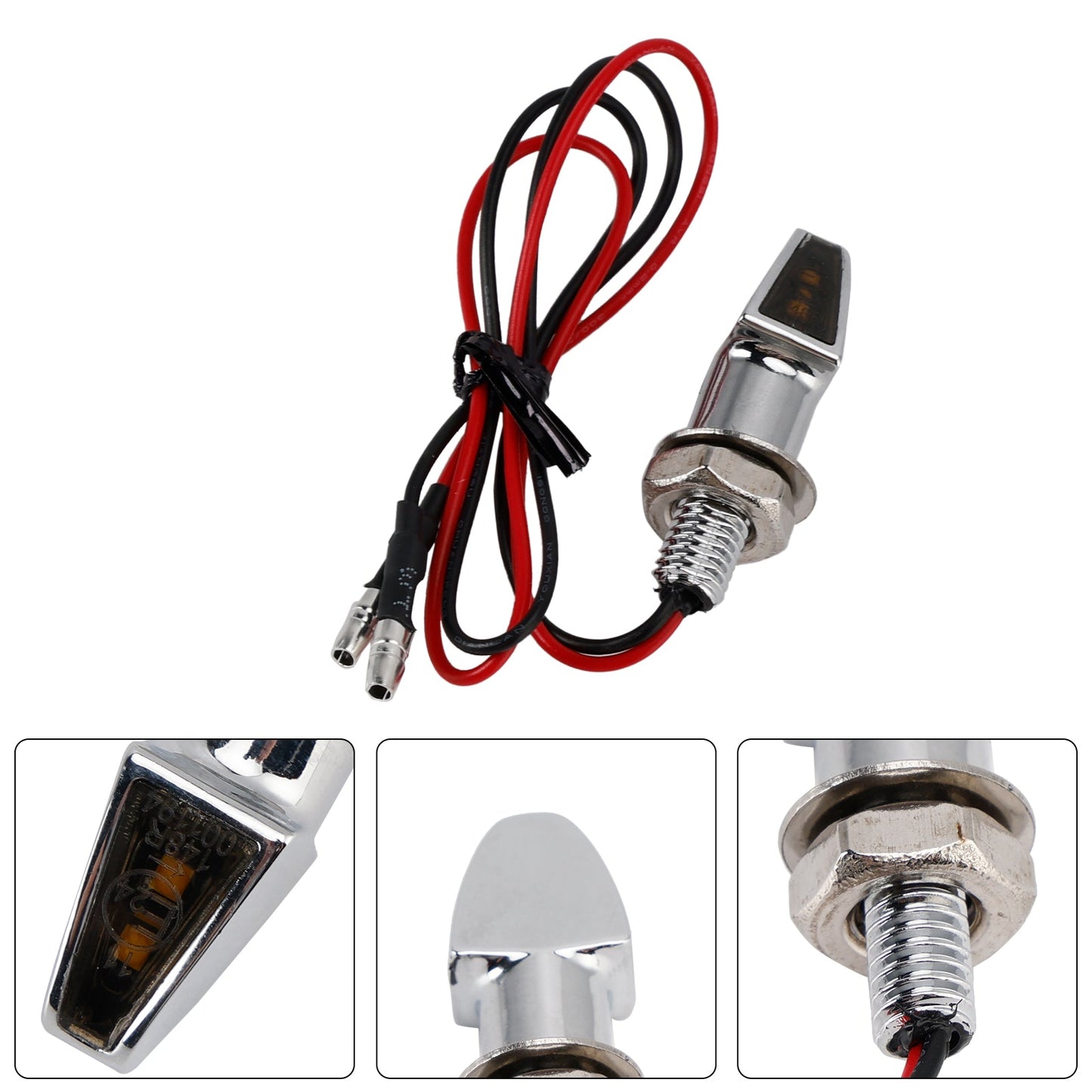 Indicatore di direzione a LED da 12 V, 8 mm, universale per moto Yamaha