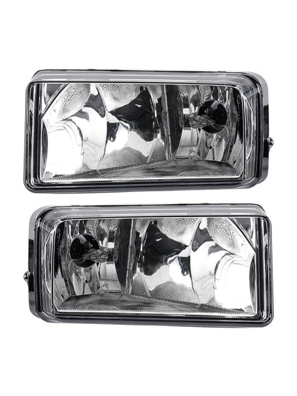 Coppia di fari fendinebbia anteriori con lampadine per Chevy Silverado 2007-2013, lenti trasparenti