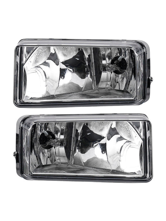 Coppia di fari fendinebbia anteriori con lampadine per Chevy Silverado 2007-2013, lenti trasparenti
