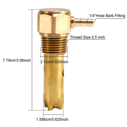 Tubo flessibile con diametro interno di 0,25"" e doppia aletta per sfiato del serbatoio del carburante FTA-V-50-02 per Peterbilt