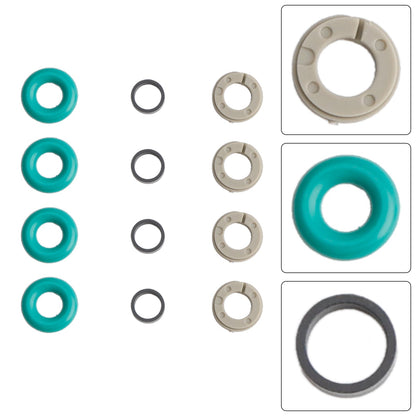 Kit di manutenzione iniettore carburante 4 pezzi O-ring 0261500354 per Audi, Skoda, 1,2 l, 1,4 l