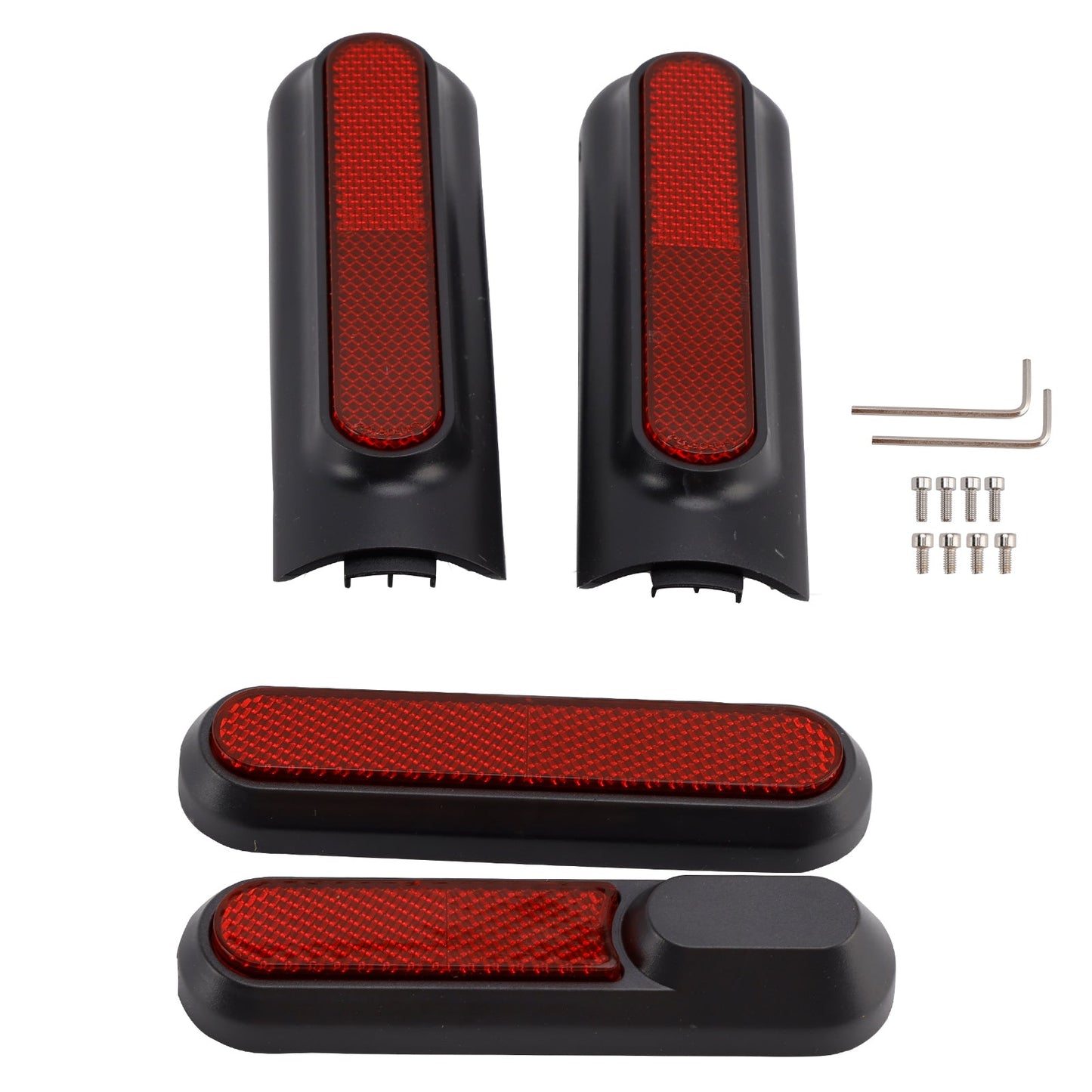 Set di 4 coperture laterali per scooter con catarifrangente posteriore per Xiaomi 4 Pro (1a generazione)