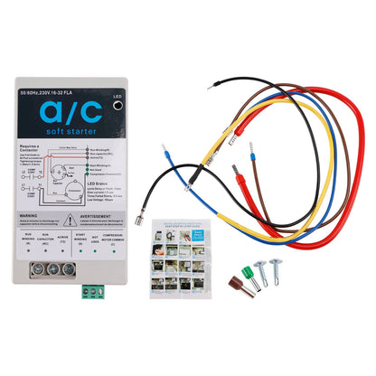 Avviatore graduale CA con protezione inversa del motore (16-32 A + kit di installazione)