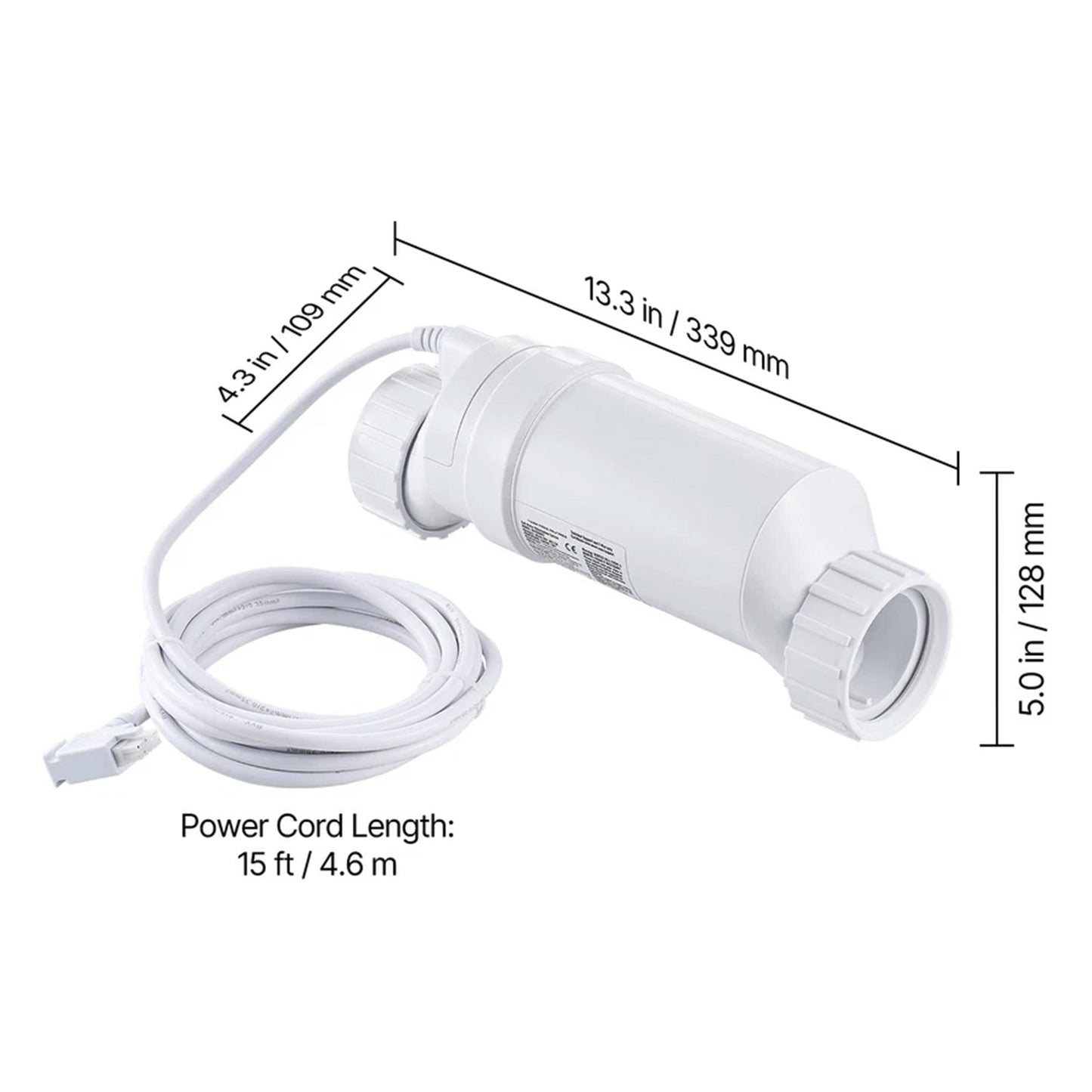Generatore di cloro salino 20CELL-15/89420001 da 40.000 galloni per piscina