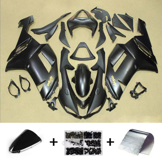 Kit carenatura iniezione in plastica ABS adatto per Kawasaki ZX6R 636 2007-2008