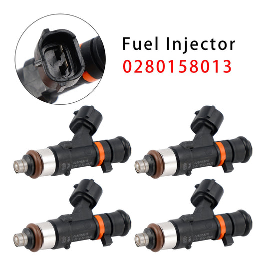 4 pezzi iniettori carburante per Nissan Micra III (K12) NOTE (E11 NE11) 0280158013