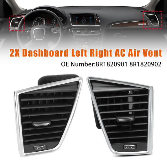 2 pezzi Bocchette di ventilazione del cruscotto sinistra + destra per Audi Q5 SQ5 8R1820901 8R1820902