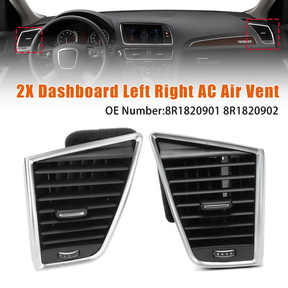 8R1820901 Per Audi Q5 8RB 2.0 3.0 TDI quattro 2009-2017 Bocchetta di ventilazione sinistra + destra del cruscotto 2 pezzi
