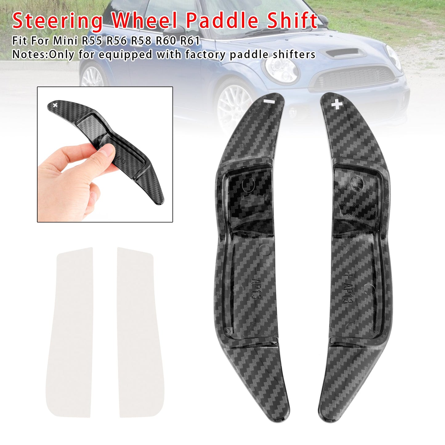 Estensione del cambio al volante per Mini R55 R56 R58 R60 R61