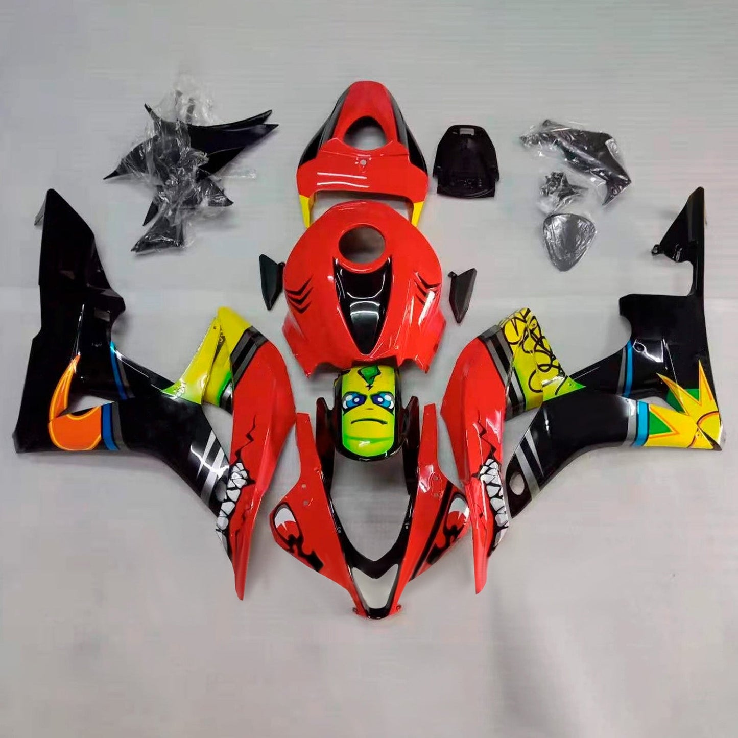 Kit di carene in plastica ABS stampate a iniezione per Honda CBR600RR 2007-2008 F5