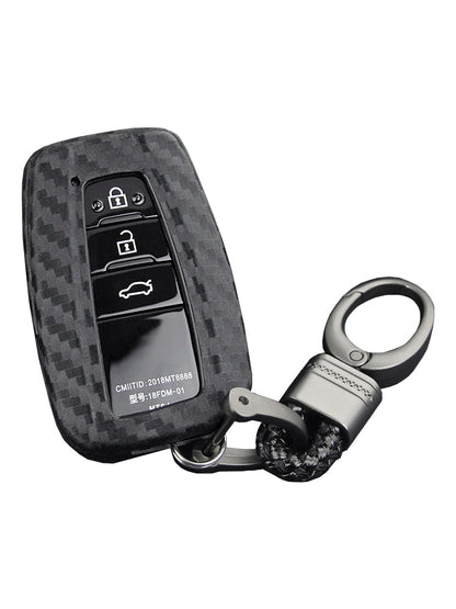 Custodia in similpelle e silicone per chiave auto con fibbia per Toyota Camry