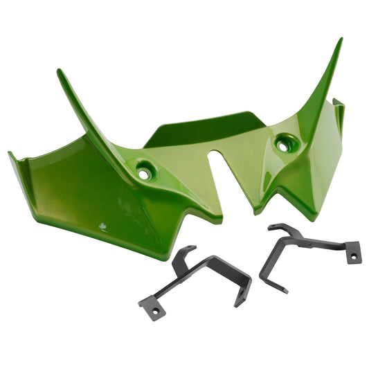 Carenatura di estensione spoiler anteriore deportante Kawasaki Z650 2021-2024 verde chiaro