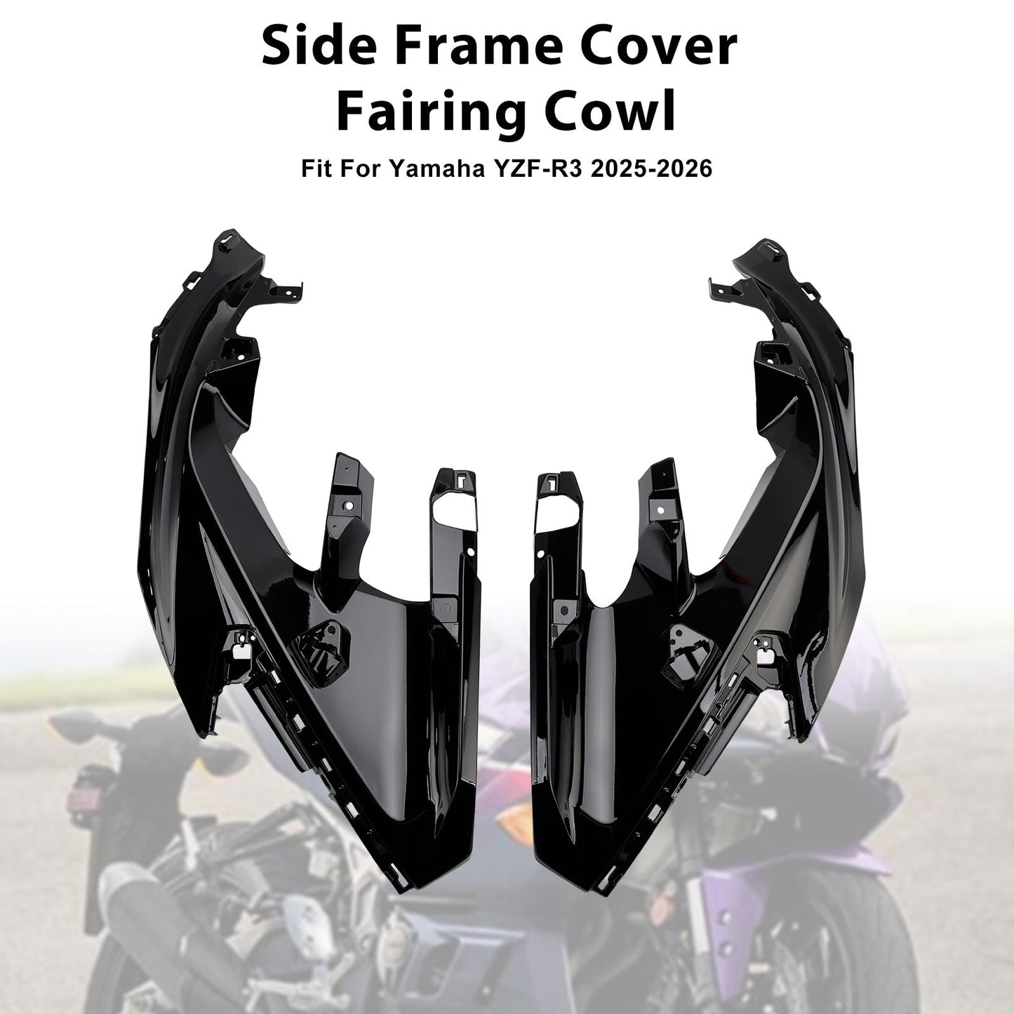 Carenatura del coperchio del telaio laterale centrale Yamaha YZF-R3 R25 2025-2026