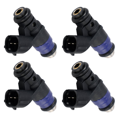 4 pezzi iniettori carburante per VW Polo Skoda Fabia I Seat Ibiza III 1.4 16V 036906031AB