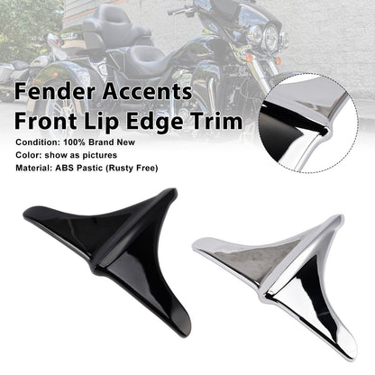 Dettagli in ABS per parafango posteriore e profilo del bordo anteriore per Street Tri Glide 2009-2023